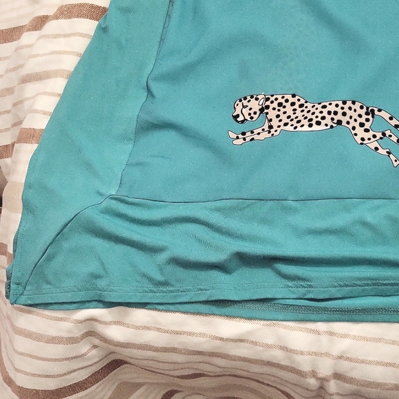 Womens cheetah blouse size small - Picture 2 of 4